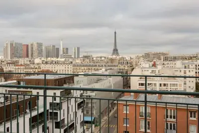 Image de Beautiful 2 rooms apartment with large terrace, Eiffel Tower view