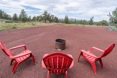 Glamping with a view, but get out and enjoy.