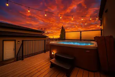 Image de ★New★Bright Modern Home★King Bed★Fireplace✔Clean!