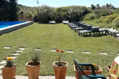 Image de Garçonnière avec la terrasse et la vue sur le mer Ljubac, Zadar (As-21937-a)