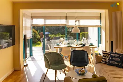 Image de Sauna, Balkon und Terrasse!