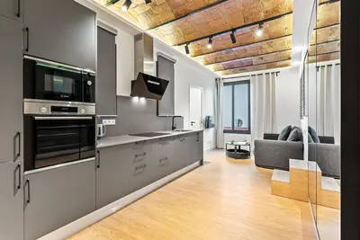 Image de This apartment is a 1 bedroom(s), 1. 5 bathrooms, located in Barcelona, .