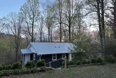 Farmhouse in private setting close to town