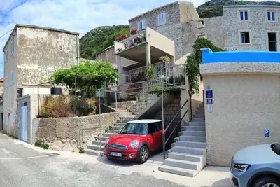 Image de Appartement de deux chambres avec la terrasse et la vue sur le mer Babino Polje, Mljet (A-22322-a)