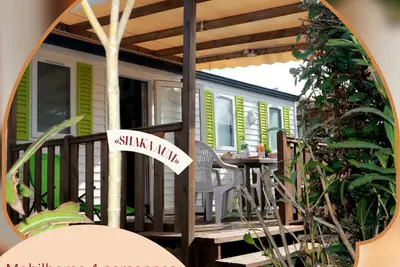 Image de *Mobilhome «  Shaka Aum » Mobilhome 4\/6 personnes☀️Climatisatisé - Tv