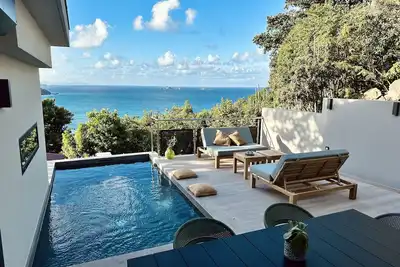 Image de Villa Kawana, view of the bay of Flamands and Sxm