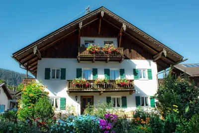 Image de Appartement de vacances \"Gästehaus Marianne\" avec vue sur la montagne, terrasse partagée et Wi-Fi