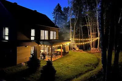 Image de Au chalet CaLME près de Tremblant, avec Spa