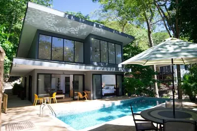 Amazing property with pool, in the middle of nature, walking distance to the beach