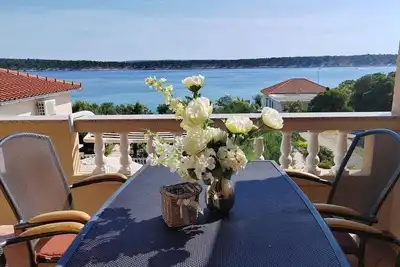 Image de Appartement de deux chambres prés de la plage Barbat, Rab (A-22561-b)