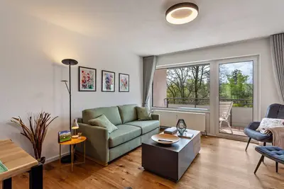 Appartement 'Berg Und Tal' avec vue sur les montagnes, balcon et Wi-Fi