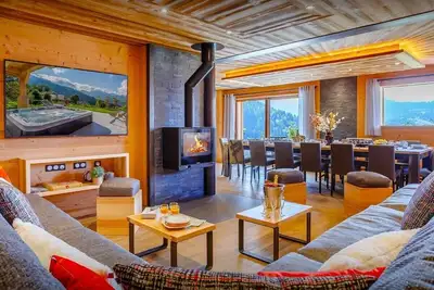 Image de chalet 14 personnes idéal pour les familles