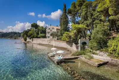 Image de Magnificent Seafront Corfu Villa | 5 En-Suite Bedrooms | The Durrells House | Historic Elegance & Modern Luxuries | Direct Beach Access & Private Heated Pool