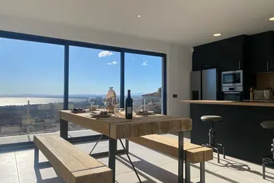 Image de Belle villa avec vue magnifique sur la baie de Rosas