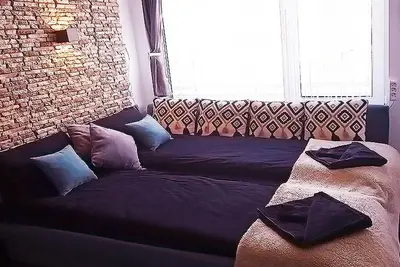 Image de 10 minutes walk to North Park, 5 minutes to Beli Dunav metro station.