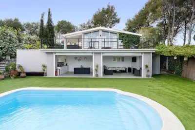 Image de Maison de vacances 'Valle De Los Sueños' avec vue sur les montagnes, Wi-Fi et climatisation