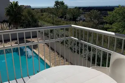 Image de Appt 4 pers, balcon proche de la mer