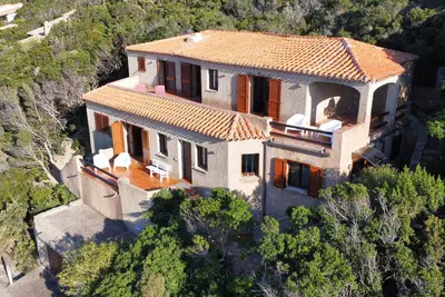 Large villa with 180 degree unobstructed seaviews.