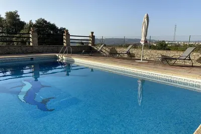 Image de Maison de vacances 'Finca Olivar El Pino' avec vue sur la montagne, Wi-Fi et climatisation