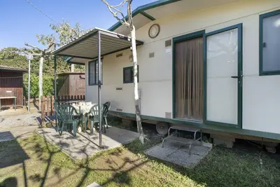 Image de Mobile Home \"Casa Mobile Lux La Pineta 21\" avec piscine partagée, terrasse privée et Wi-Fi