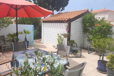 Image de Charmante maison près du golf et plage avec terrasse et parking