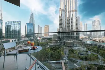 Image de Burj Khalifa Fountain Dubai Mall Address Opera 2br