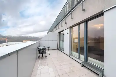 Image de City panorama apartment near Kaunas Bus \/ Railway station by Polo apartments