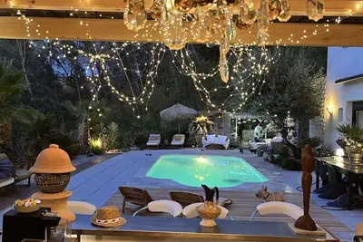 Image de Villa luxueuse grand conf 190 m2, piscine 8x5 entre Foret et Mer, Animaux accep