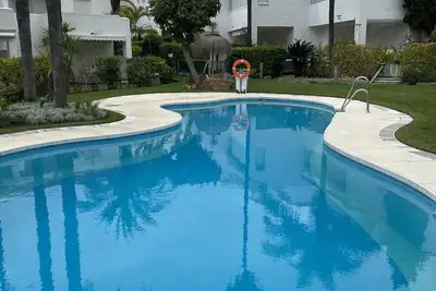 Modern House in a Beach Front development gated community with sea views