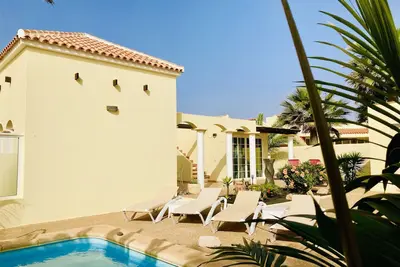 Image de Villa Vista Mar La Pared mit Pool und Wunderschönen Blick auf das Meer
