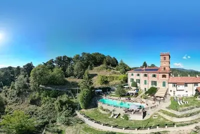 Image de Palazzo K (ap 1) - Large 2 bedroom apartment in farmhouse with pool for families