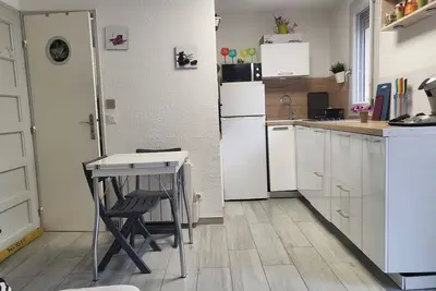 Image de Le cap d'agde : appartement T2, chambre, terrasse de plein pied, parking privé