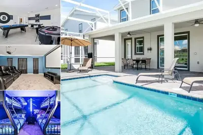 Image de Dream Disney Paradise Vacation Home  8br/5ba - Theatre - Private Pool - Luxury