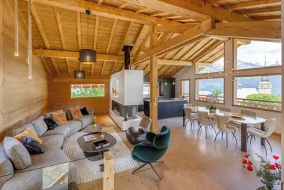 Image de Chalet d'exception Centre Combloux - Vue Panoramique Eglise, Mont Blanc