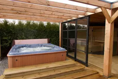 Image de Luxe villa in nature with sauna and jacuzzi 9pers