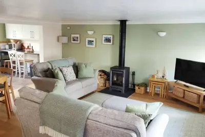 Image de Traditional luxury Welsh barn holiday cottage