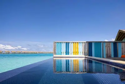Image de Diamond Overwater Pool Villa, Hard Rock, 2 Twin Bed, Lagoon Access