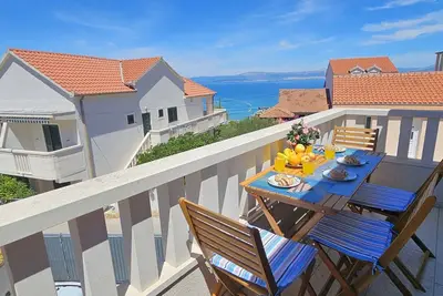 Appartement confortable sur la plage, à 150 m!