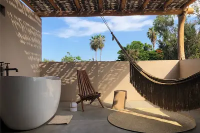 Image de Villa Viajero in the middle of orchards and close to the beach.