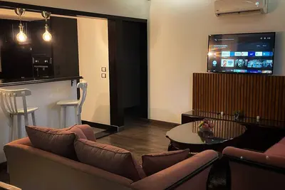 Image de Terrific 2-bedroom apartment in New Cairo City with WiFi, Ac & pvt patio garden