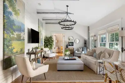 Image de French-Inspired Cottage | River Views + Steps to Dock