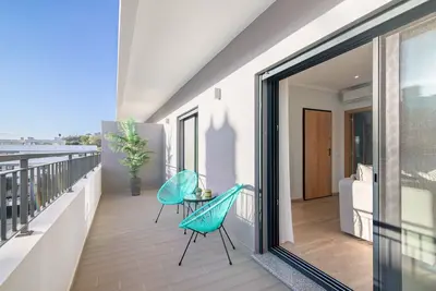 Image de Appartement 'Apartamento Beira Mar - 3º Esquerdo' avec terrasse privée, Wi-Fi et climatisation