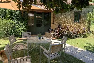Image de Petite maison \"La Gersoise\" avec piscine partagée, terrasse privée et Wi-Fi