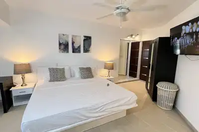 Image de •Penthouse suite in Cabarete on the beach\n•Full kitchen with backyard and Bbq