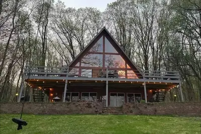 Image de Stunning A-frame on Lake Wi