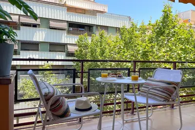 Appartement spacieux Rambla avec Parking p/ Hostem