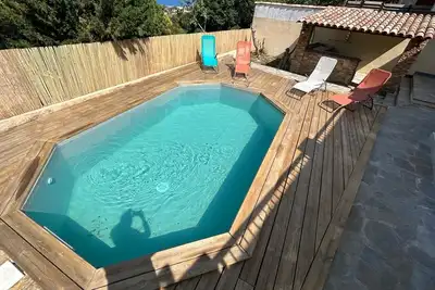 Image de Charmante villa avec piscine, vue mer sur la commune de Furiani proche de Bastia