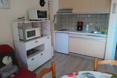 Studio 27 m²  et 6 m² de terrasse à 5 minutes des thermes