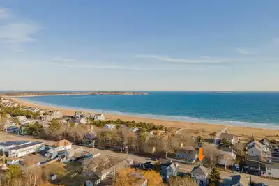 Spread out and breathe across from the beach!