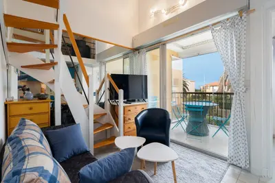 Image de Duplex rénové 6 pers, balcon vue mer